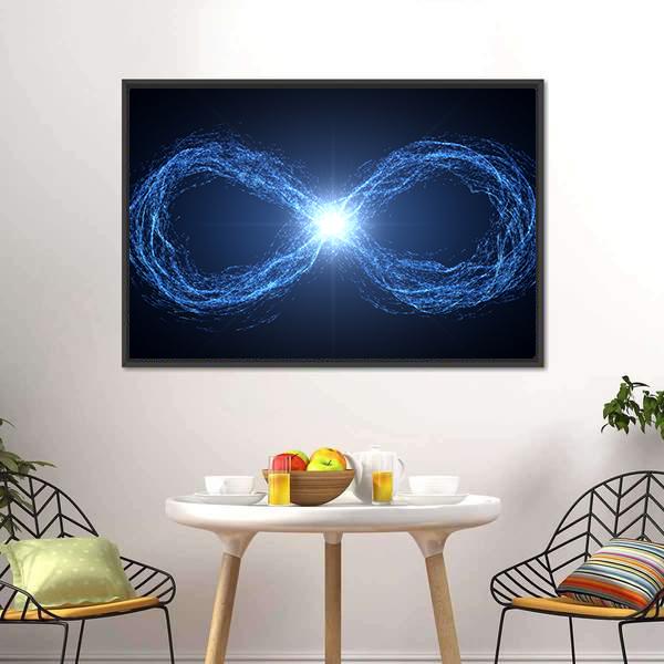 Loop Of Moving Energy Canvas Wall Art-3 Horizontal-Gallery Wrap-25" x 16"-Tiaracle