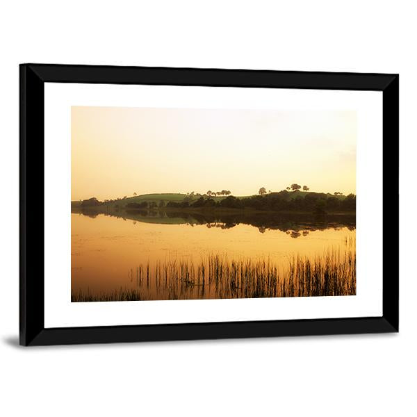 Lough Muck Lake Canvas Wall Art-3 Horizontal-Gallery Wrap-25" x 16"-Tiaracle
