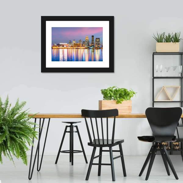 Louisville Skyline Canvas Wall Art-3 Horizontal-Gallery Wrap-25&quot; x 16&quot;-Tiaracle