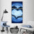 Hands Heart & Moon Vertical Canvas Wall Art-3 Vertical-Gallery Wrap-12" x 25"-Tiaracle