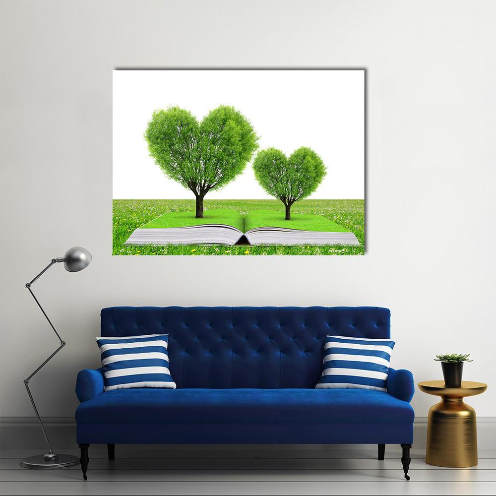 Love For Nature Canvas Wall Art-4 Horizontal-Gallery Wrap-34" x 24"-Tiaracle
