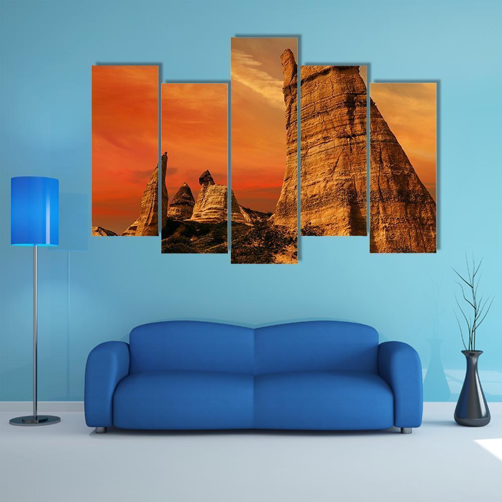 Love Valley Turkey Canvas Wall Art-5 Pop-Gallery Wrap-47" x 32"-Tiaracle