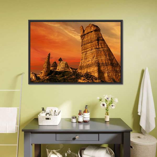 Love Valley Turkey Canvas Wall Art-1 Piece-Floating Frame-24" x 16"-Tiaracle