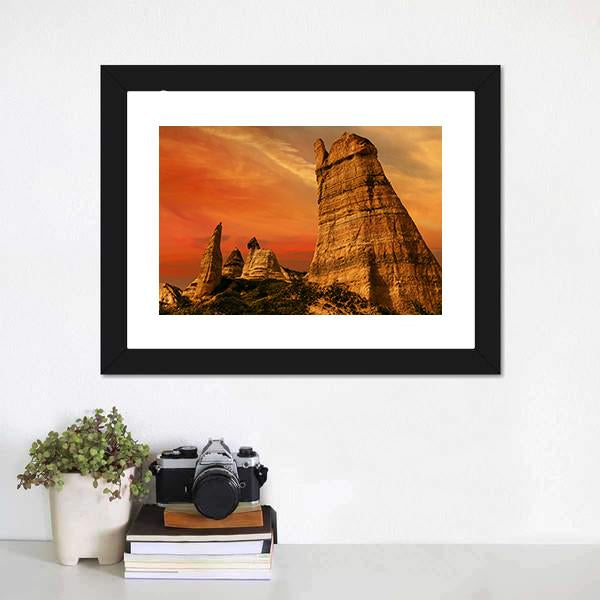 Love Valley Turkey Canvas Wall Art-1 Piece-Framed Print-20" x 16"-Tiaracle