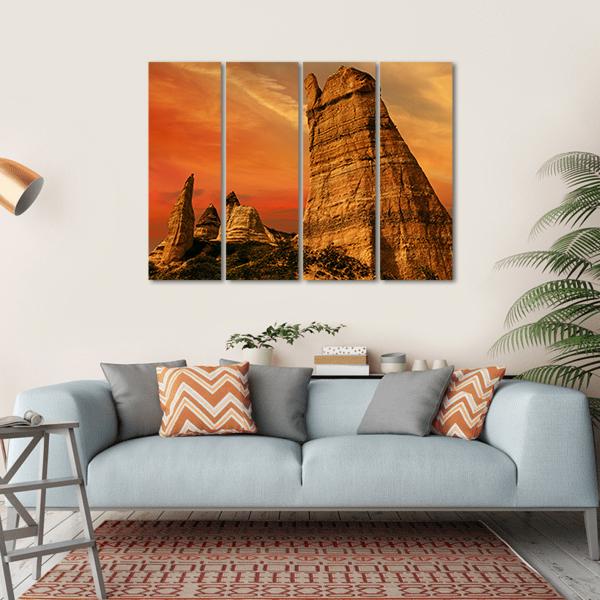 Love Valley Turkey Canvas Wall Art-4 Horizontal-Gallery Wrap-34" x 24"-Tiaracle