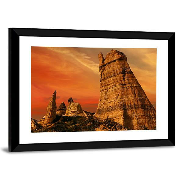 Love Valley Turkey Canvas Wall Art-3 Horizontal-Gallery Wrap-25" x 16"-Tiaracle