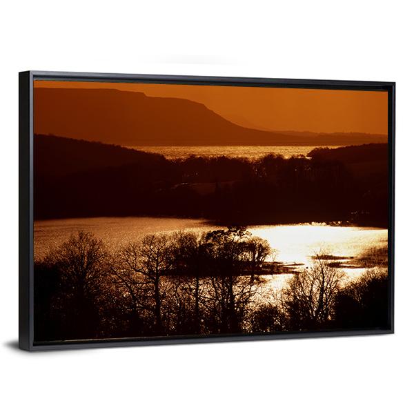 Lower Lough Erne Canvas Wall Art-3 Horizontal-Gallery Wrap-25" x 16"-Tiaracle