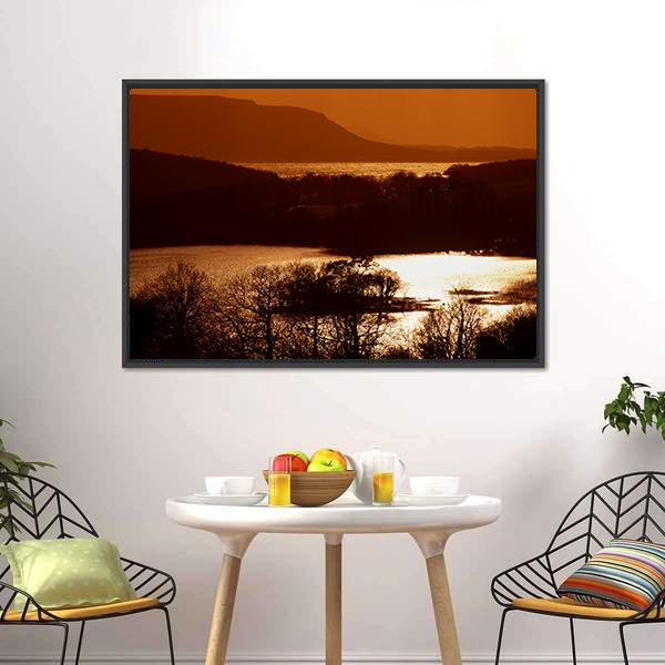 Lower Lough Erne Canvas Wall Art-3 Horizontal-Gallery Wrap-25" x 16"-Tiaracle