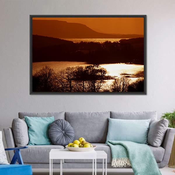 Lower Lough Erne Canvas Wall Art-3 Horizontal-Gallery Wrap-25" x 16"-Tiaracle