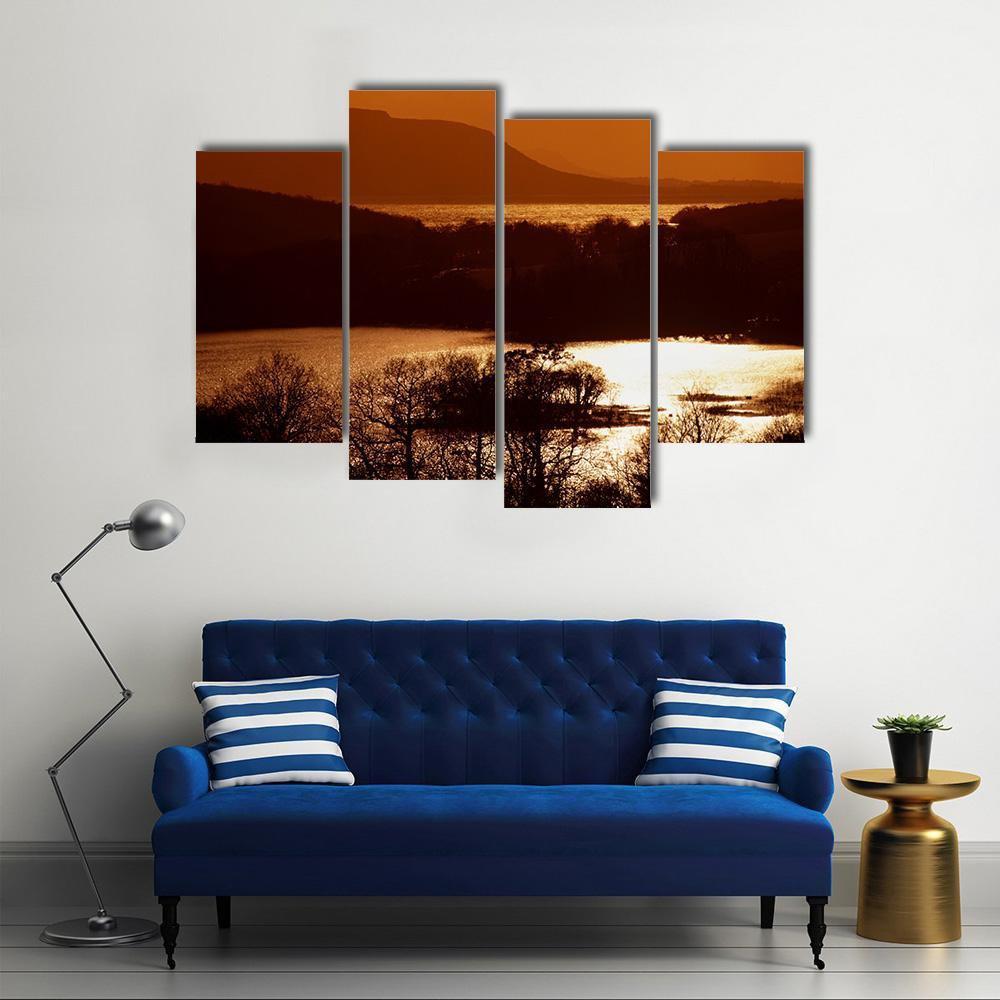 Lower Lough Erne Canvas Wall Art-4 Pop-Gallery Wrap-50" x 32"-Tiaracle
