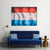 Waving Luxembourg Flag Canvas Wall Art-4 Pop-Gallery Wrap-50" x 32"-Tiaracle