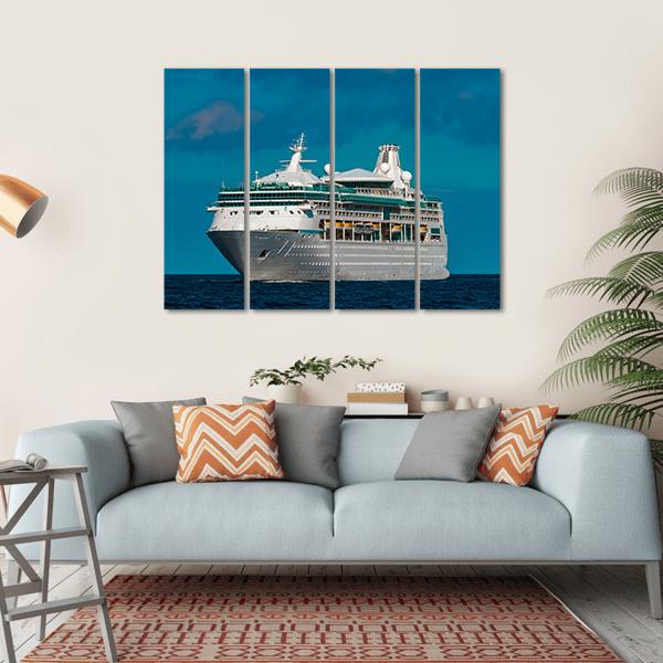 Luxury Cruise Liner Canvas Wall Art-5 Horizontal-Gallery Wrap-22" x 12"-Tiaracle