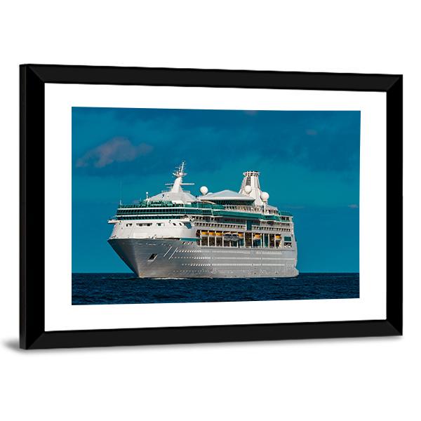 Luxury Cruise Liner Canvas Wall Art-3 Horizontal-Gallery Wrap-25" x 16"-Tiaracle