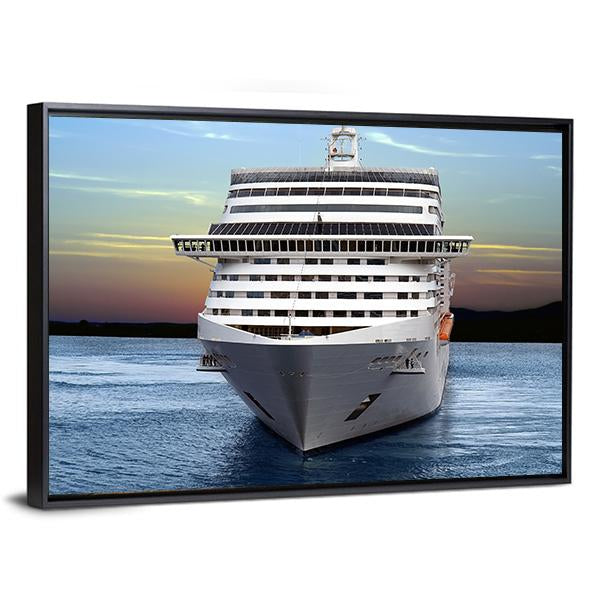 Luxury Cruise Ship Canvas Wall Art-3 Horizontal-Gallery Wrap-25" x 16"-Tiaracle