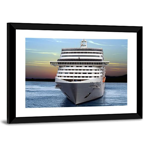 Luxury Cruise Ship Canvas Wall Art-3 Horizontal-Gallery Wrap-25" x 16"-Tiaracle