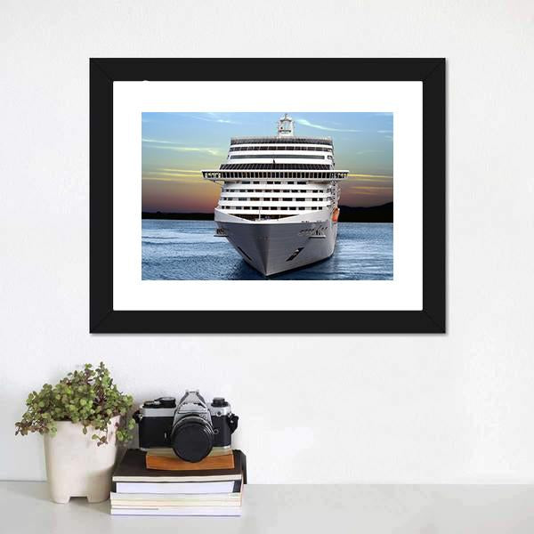 Luxury Cruise Ship Canvas Wall Art-3 Horizontal-Gallery Wrap-25" x 16"-Tiaracle