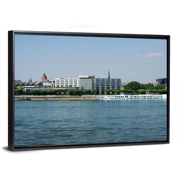 Luxury Hilton Hotel Canvas Wall Art-3 Horizontal-Gallery Wrap-25" x 16"-Tiaracle