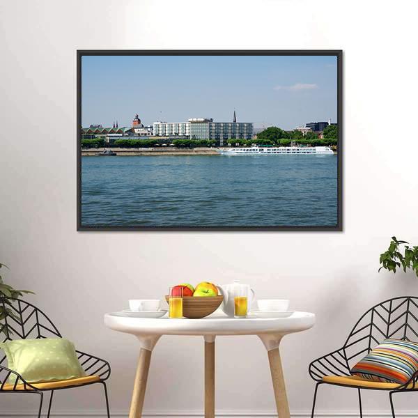 Luxury Hilton Hotel Canvas Wall Art-3 Horizontal-Gallery Wrap-25" x 16"-Tiaracle
