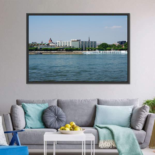 Luxury Hilton Hotel Canvas Wall Art-3 Horizontal-Gallery Wrap-25" x 16"-Tiaracle