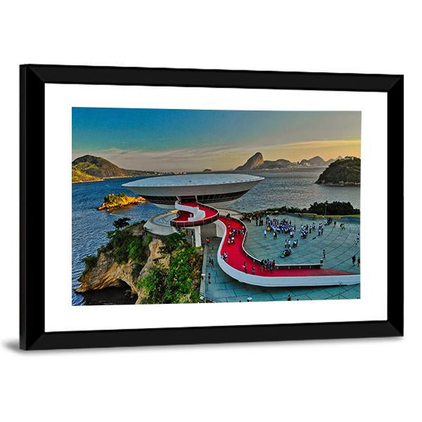 Mac Museum Brazil Canvas Wall Art-3 Horizontal-Gallery Wrap-25" x 16"-Tiaracle