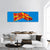 Waving Macedonian Flag Panoramic Canvas Wall Art-3 Piece-25" x 08"-Tiaracle