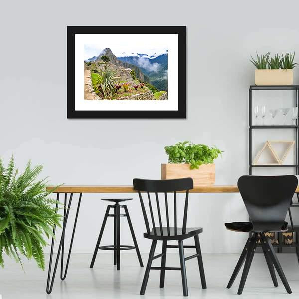 Machu Picchu Canvas Wall Art-3 Horizontal-Gallery Wrap-25" x 16"-Tiaracle