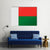 Madagascar Flag Canvas Wall Art-5 Horizontal-Gallery Wrap-22" x 12"-Tiaracle