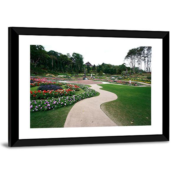 Mae Fah Luang Garden Canvas Wall Art-5 Horizontal-Gallery Wrap-22" x 12"-Tiaracle