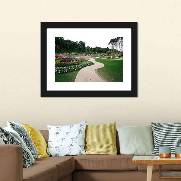 Mae Fah Luang Garden Canvas Wall Art-3 Horizontal-Gallery Wrap-25" x 16"-Tiaracle