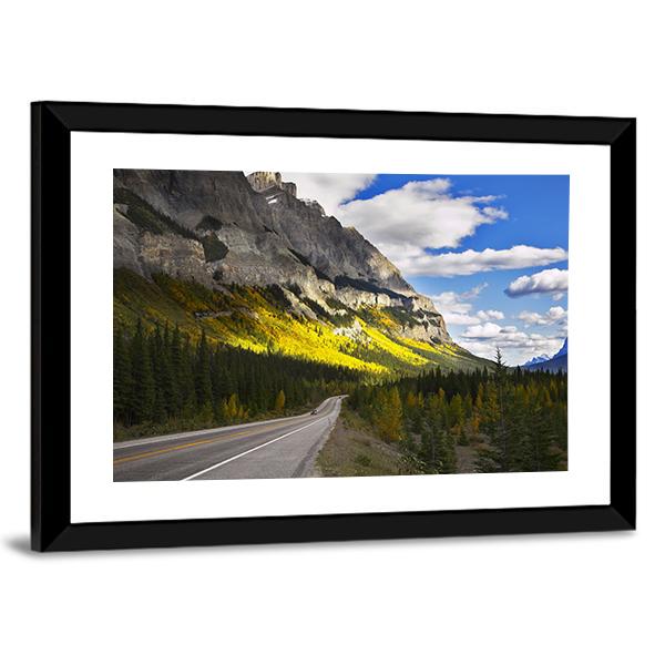 Magnificent American Road Canvas Wall Art-3 Horizontal-Gallery Wrap-25" x 16"-Tiaracle
