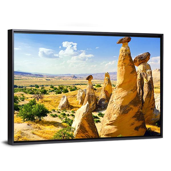 Magnificent Rock Landscape Canvas Wall Art-5 Horizontal-Gallery Wrap-22" x 12"-Tiaracle