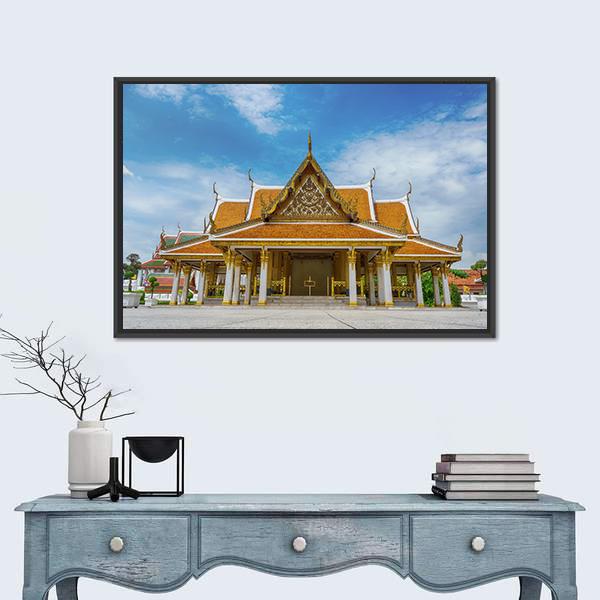 Mahajetsadabodin Royal Pavilion Canvas Wall Art-1 Piece-Floating Frame-24" x 16"-Tiaracle