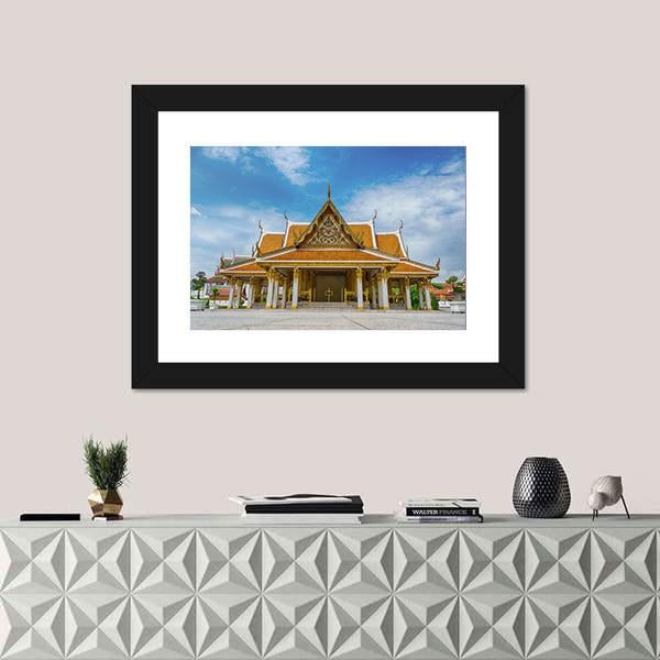 Mahajetsadabodin Royal Pavilion Canvas Wall Art-1 Piece-Framed Print-20" x 16"-Tiaracle