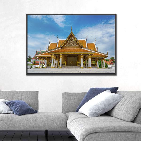 Mahajetsadabodin Royal Pavilion Canvas Wall Art-3 Horizontal-Gallery Wrap-25" x 16"-Tiaracle