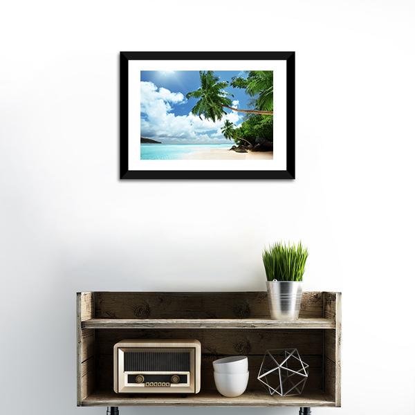 Mahe Island Seychelles Canvas Wall Art-1 Piece-Framed Print-20" x 16"-Tiaracle