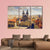 Main Square In Prague Canvas Wall Art-5 Pop-Gallery Wrap-47" x 32"-Tiaracle