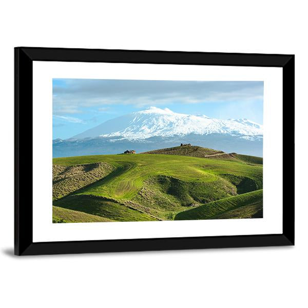 Majestic Etna Dominates Canvas Wall Art-3 Horizontal-Gallery Wrap-25" x 16"-Tiaracle