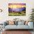 Majestic Sunset Over Mountain Canvas Wall Art-4 Horizontal-Gallery Wrap-34" x 24"-Tiaracle