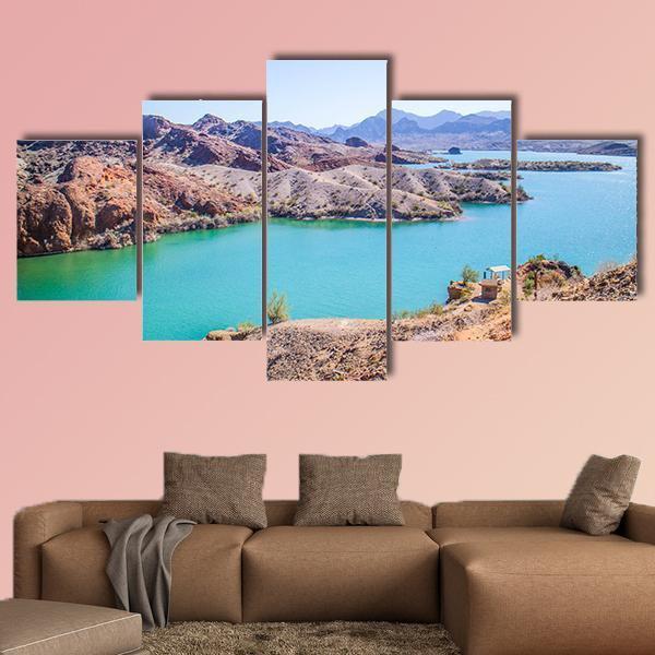 Balanced Rock Cove Canvas Wall Art-5 Star-Gallery Wrap-62" x 32"-Tiaracle