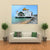 Malacca Straits Mosque In Malaysia Canvas Wall Art-4 Pop-Gallery Wrap-50" x 32"-Tiaracle
