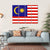 Flag Of Malaysia Canvas Wall Art-4 Horizontal-Gallery Wrap-34" x 24"-Tiaracle