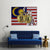 Malaysia Flag With Bitcoins Canvas Wall Art-3 Horizontal-Gallery Wrap-37" x 24"-Tiaracle