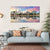 Malaysia Skyline Canvas Wall Art-5 Horizontal-Gallery Wrap-22" x 12"-Tiaracle