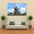 Malaysia's National Monument Canvas Wall Art-3 Horizontal-Gallery Wrap-37" x 24"-Tiaracle