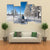Traveling In Finnish Lapland Canvas Wall Art-5 Pop-Gallery Wrap-47" x 32"-Tiaracle