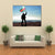 Man With Waving Suriname Flag Canvas Wall Art-1 Piece-Gallery Wrap-36" x 24"-Tiaracle