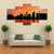 Manhattan Midtown Silhouette Canvas Wall Art-5 Star-Gallery Wrap-62" x 32"-Tiaracle