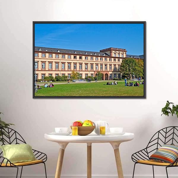 Mannheim University Germany Canvas Wall Art-3 Horizontal-Gallery Wrap-25" x 16"-Tiaracle