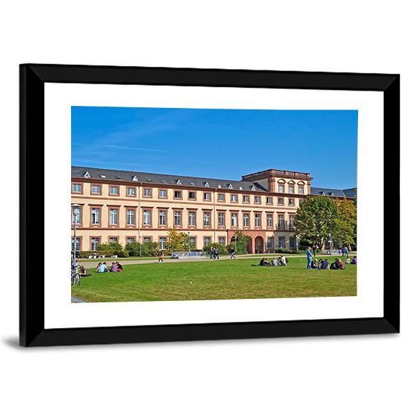 Mannheim University Germany Canvas Wall Art-3 Horizontal-Gallery Wrap-25" x 16"-Tiaracle
