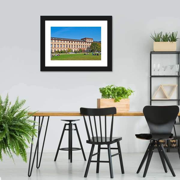 Mannheim University Germany Canvas Wall Art-3 Horizontal-Gallery Wrap-25" x 16"-Tiaracle